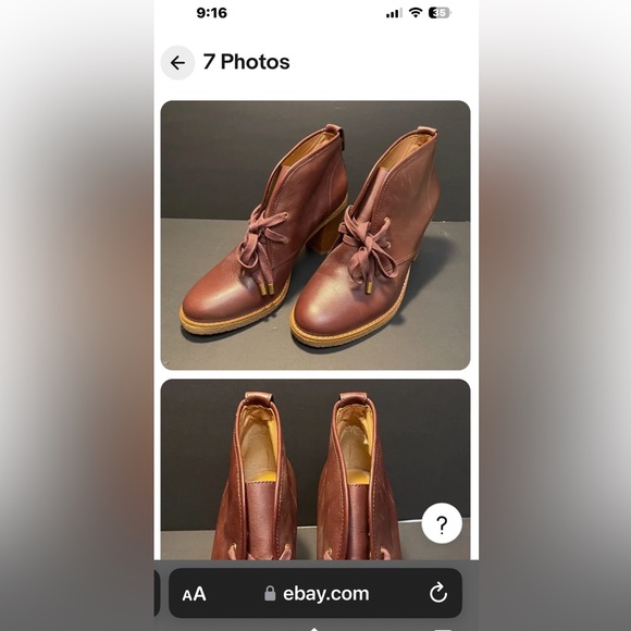 EUC Coach Nikol leather booties size 6.5 - Picture 13 of 13